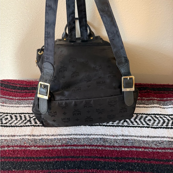 MCM Black Nylon Backpack - Picture 9 of 13